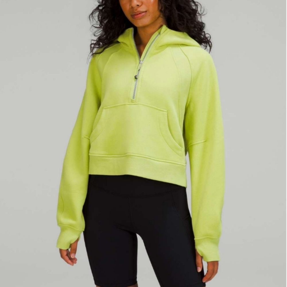 Lululemon Scuba Oversized Funnel Collar Half Zip